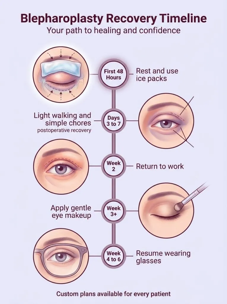 Blepharoplasty Recovery Timeline and Healing Milestones
