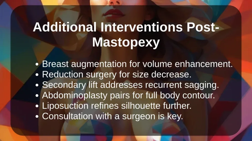 Complementary Procedures with Breast Lift