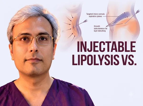 Injectable Lipolysis vs. Surgical Liposuction for Double Chin