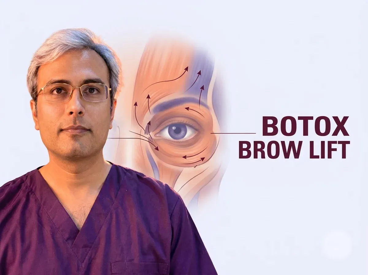 Non-Surgical Botox Brow Lift in Jaipur - Dr. Vishal Purohit Plastic Surgeon Jaipur