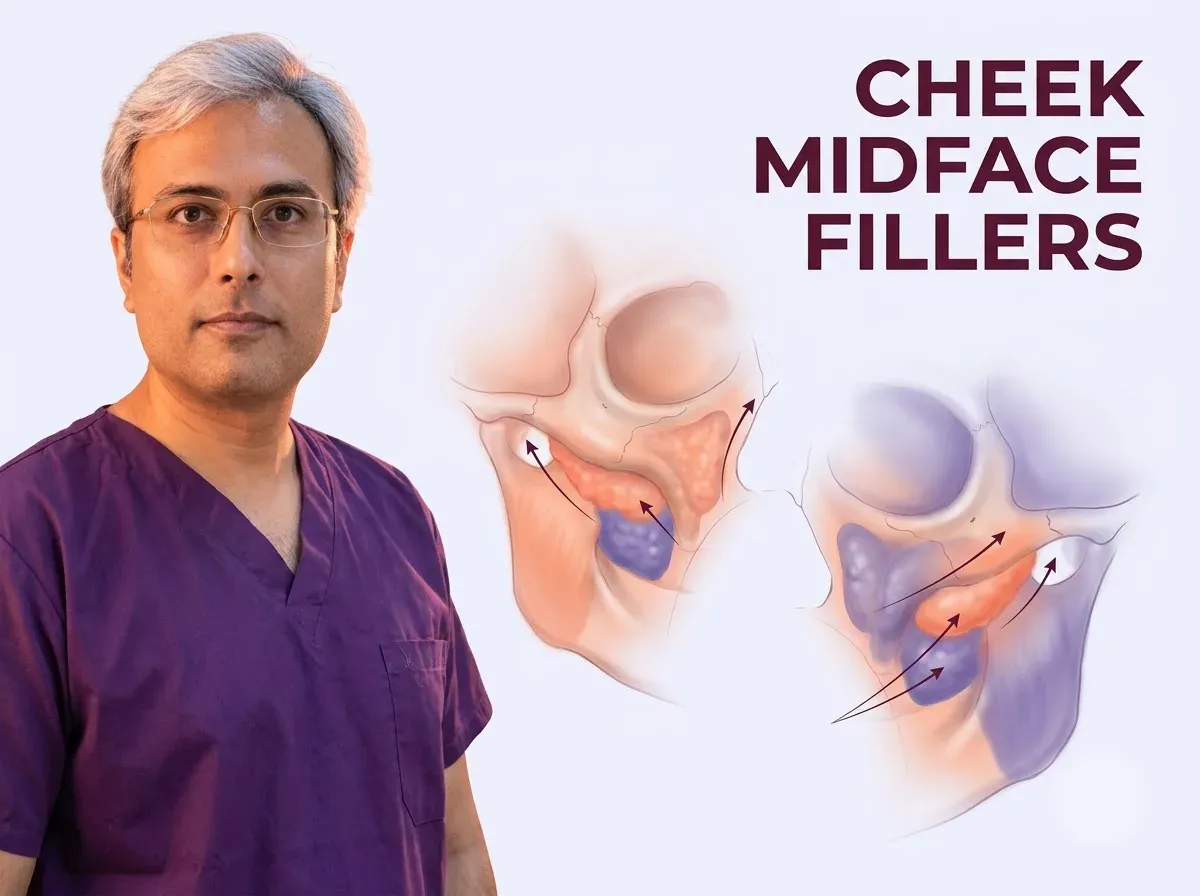 Cheek & Midface Dermal Fillers in Jaipur - Dr. Vishal Purohit Plastic Surgeon Jaipur