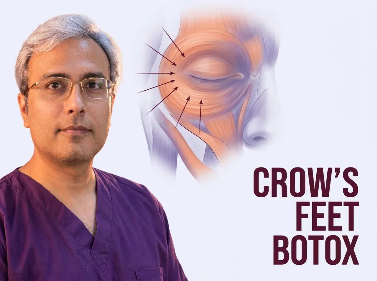 Crow's Feet Botox Treatment in Jaipur - Dr. Vishal Purohit Plastic Surgeon Jaipur