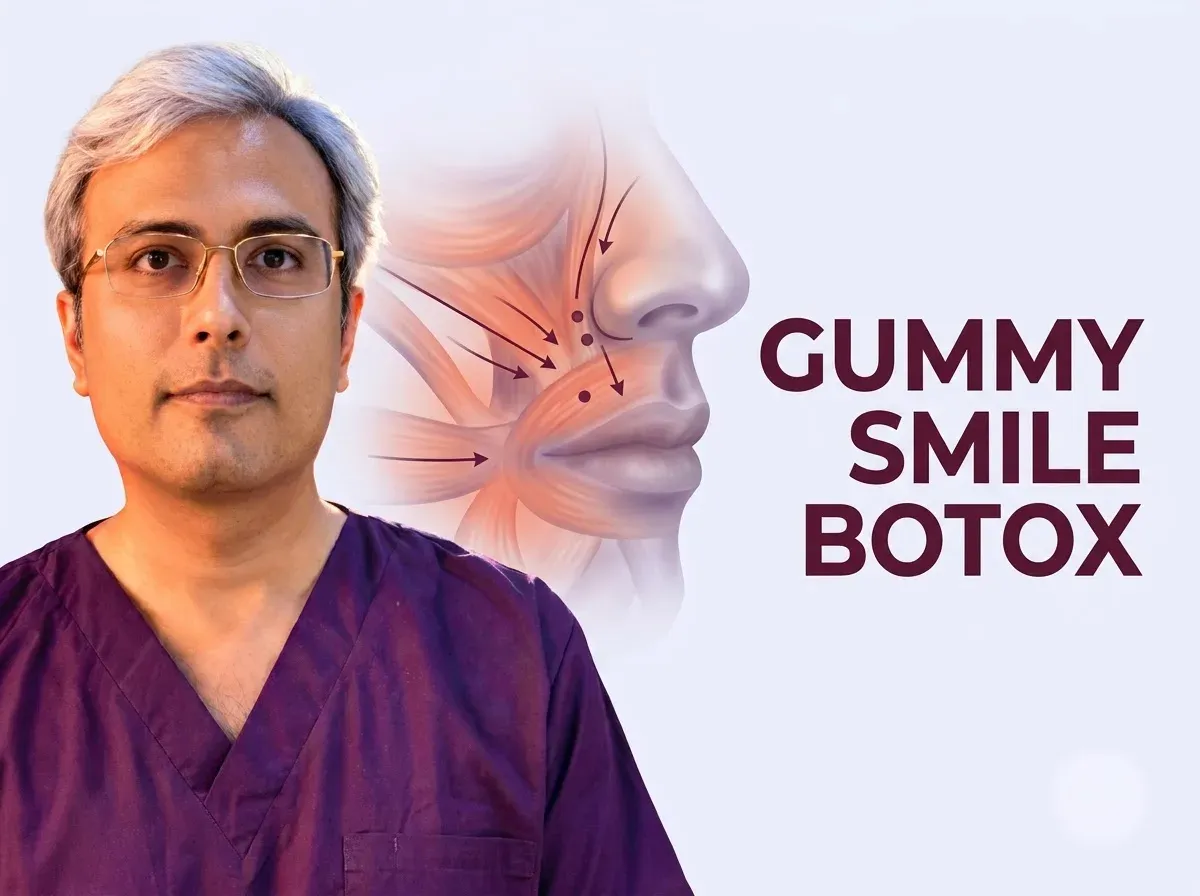 Gummy Smile Botox Treatment in Jaipur - Dr. Vishal Purohit Plastic Surgeon Jaipur