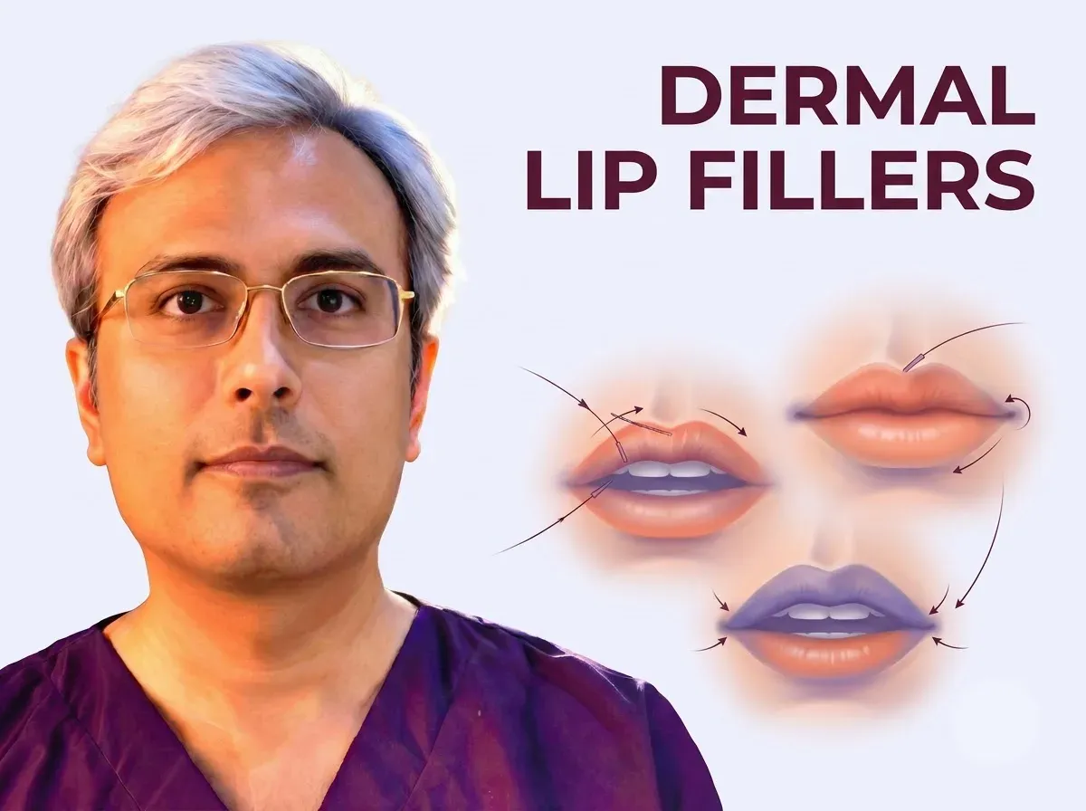 Lip Fillers (Hyaluronic Acid) in Jaipur - Dr. Vishal Purohit Plastic Surgeon Jaipur
