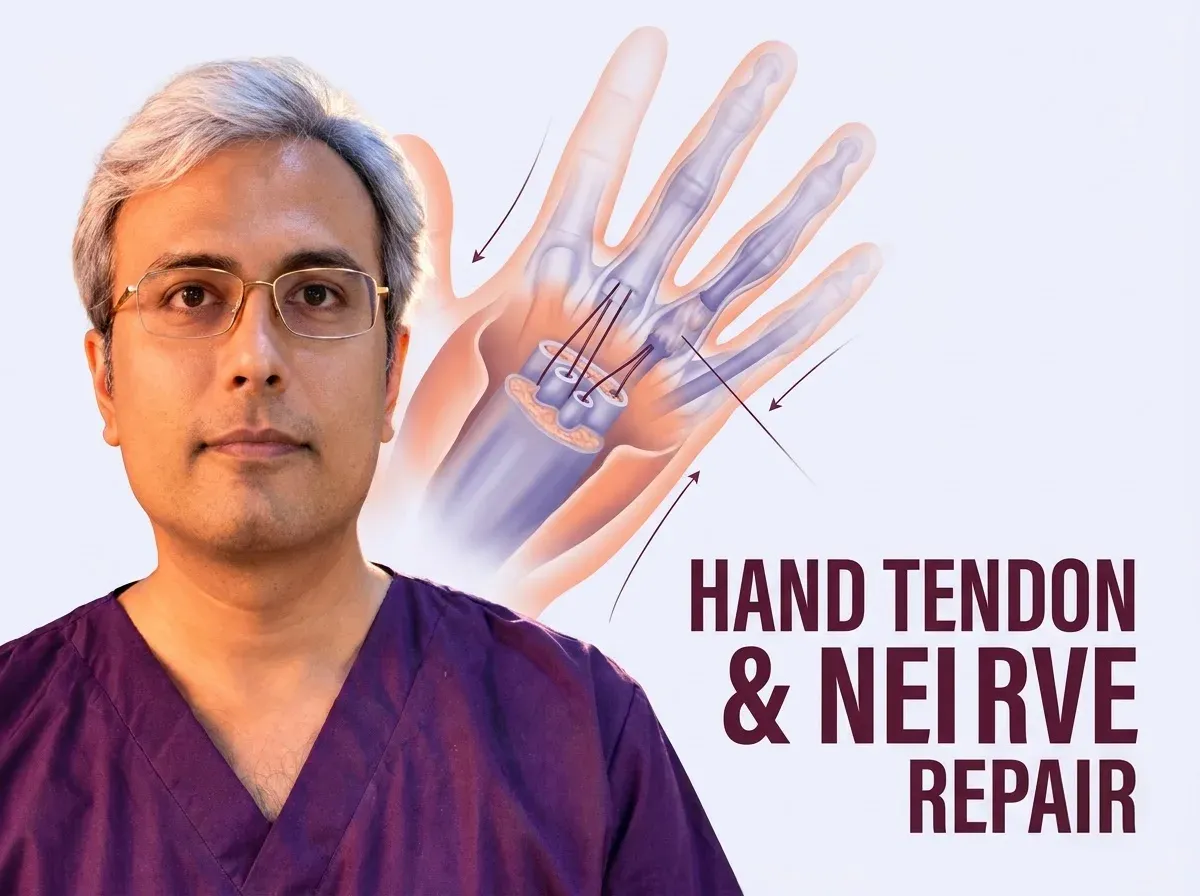 Hand & Tendon Injury Repair Surgery in Jaipur - Dr. Vishal Purohit Plastic Surgeon Jaipur