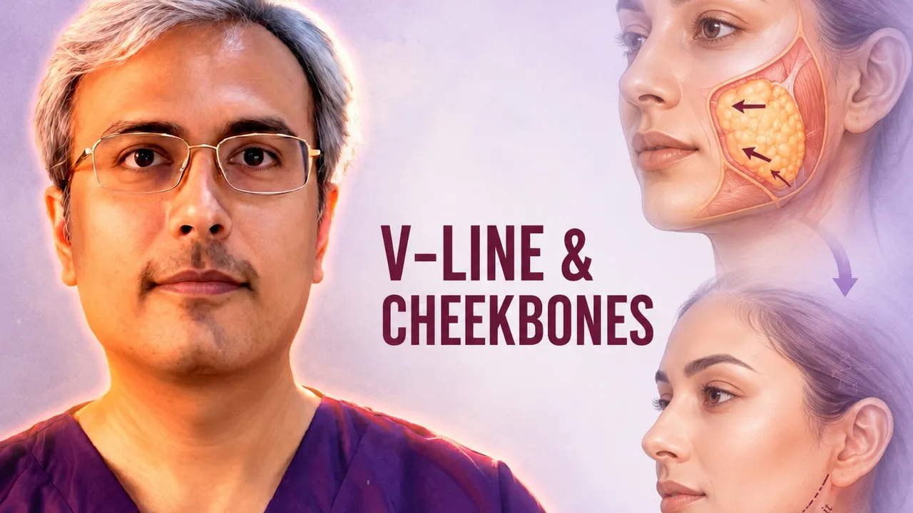 Get a V-Line and Sculpted Cheekbones with Buccal Fat Removal