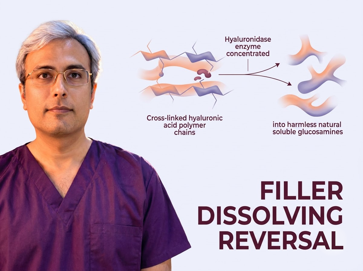 Dermal Filler Dissolving with Hyaluronidase in Jaipur - Dr. Vishal Purohit Plastic Surgeon Jaipur