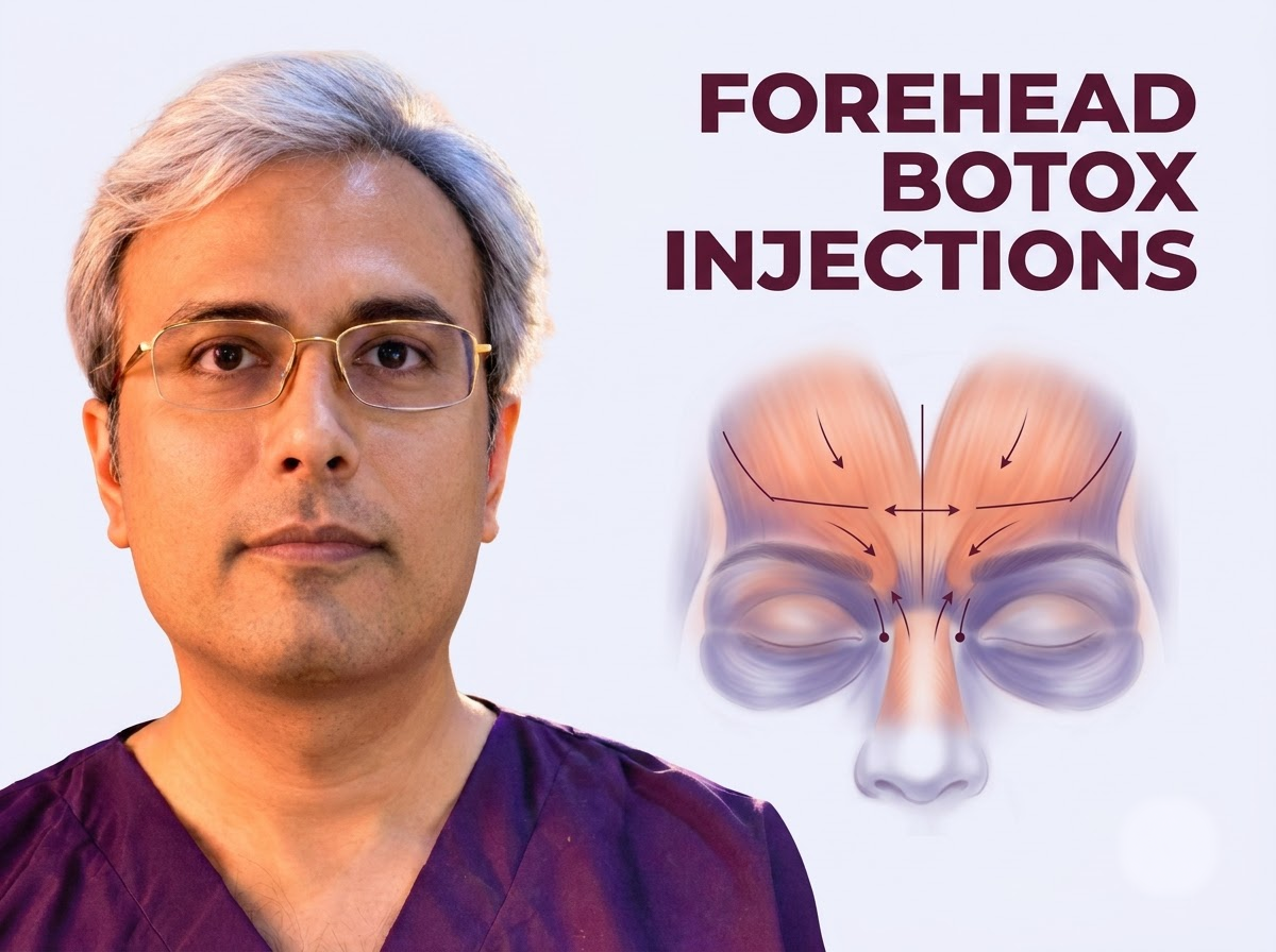 Forehead & Frown Lines Botox Treatment in Jaipur - Dr. Vishal Purohit Plastic Surgeon Jaipur