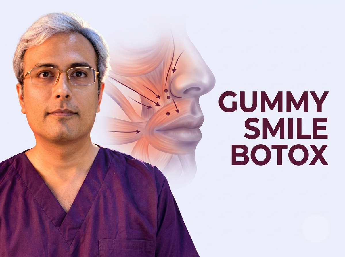 Gummy Smile Botox Treatment in Jaipur - Dr. Vishal Purohit Plastic Surgeon Jaipur