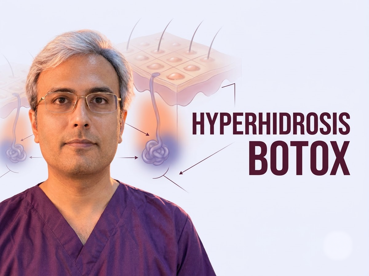Hyperhidrosis Botox Treatment for Excessive Sweating in Jaipur - Dr. Vishal Purohit Plastic Surgeon Jaipur
