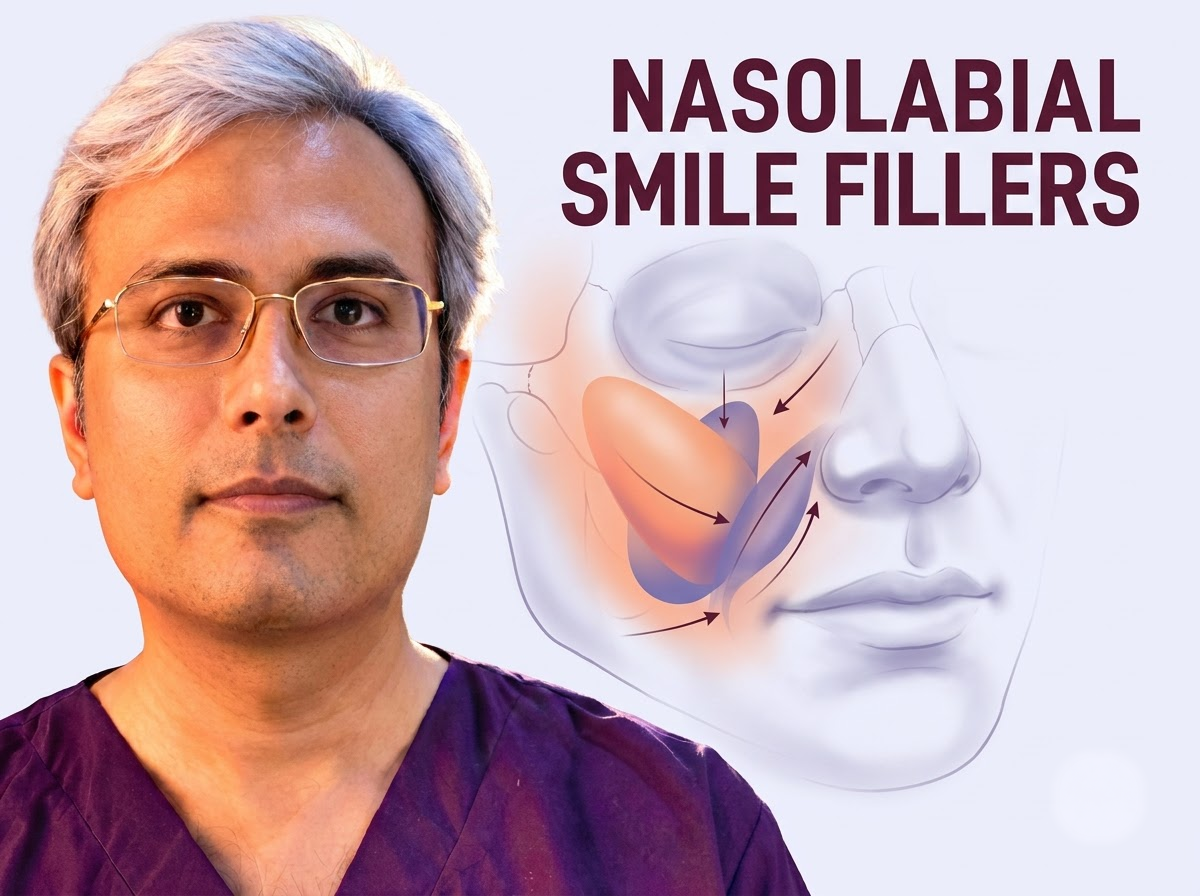 Smile Lines & Nasolabial Folds Dermal Fillers in Jaipur - Dr. Vishal Purohit Plastic Surgeon Jaipur