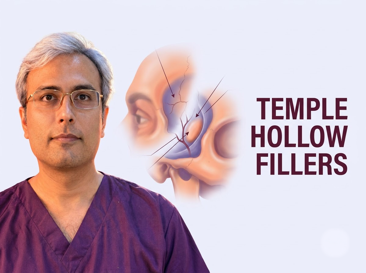Temple Hollow Dermal Fillers in Jaipur - Dr. Vishal Purohit Plastic Surgeon Jaipur