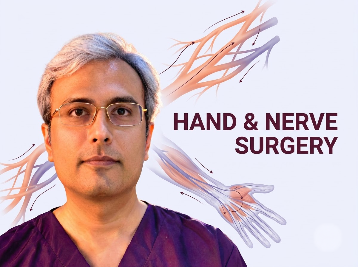 Hand, Wrist & Peripheral Nerve Surgery - Dr. Vishal Purohit Plastic Surgeon Jaipur