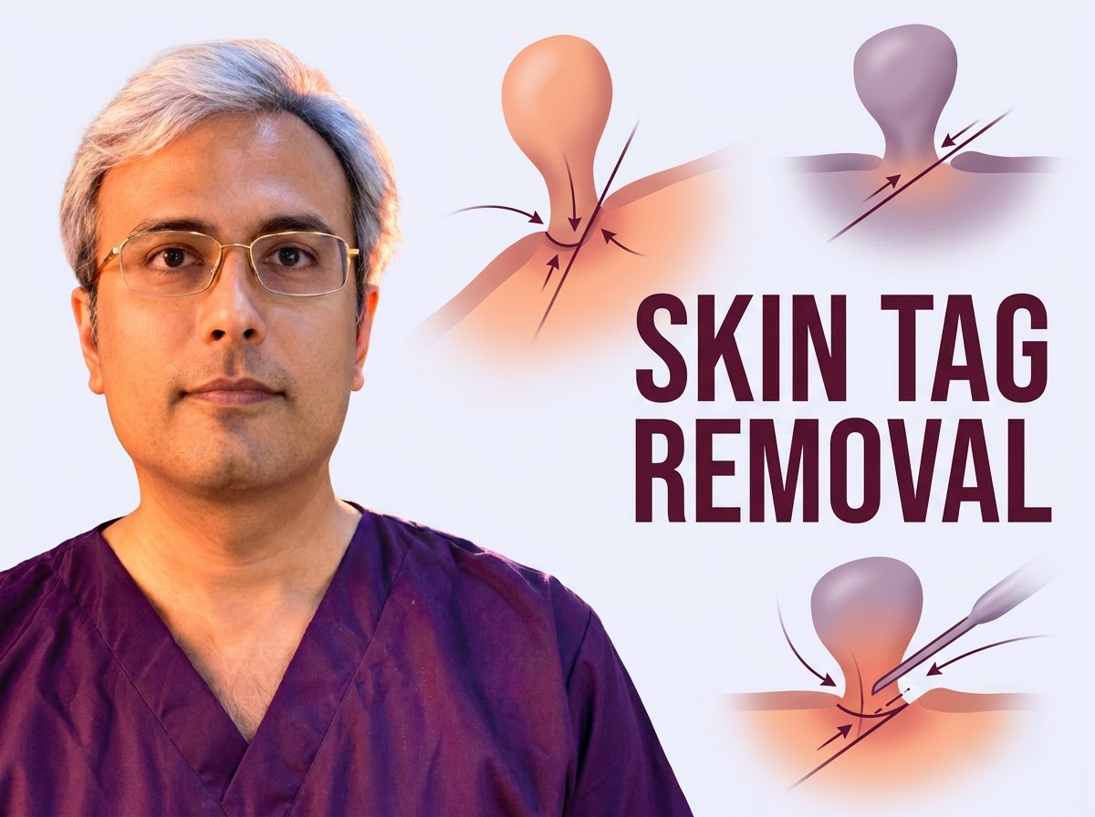 Skin Tag Removal in Jaipur - Dr. Vishal Purohit Plastic Surgeon Jaipur