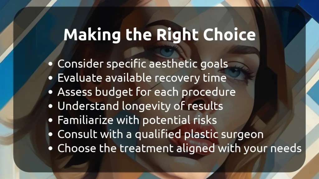 choosing between fat fill and dermal fillers