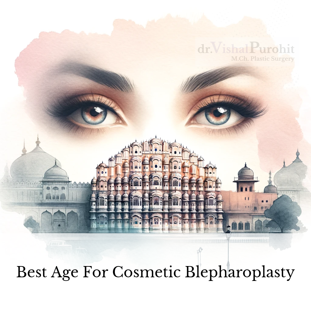 At What Age is Cosmetic Blepharoplasty Generally Recommended?