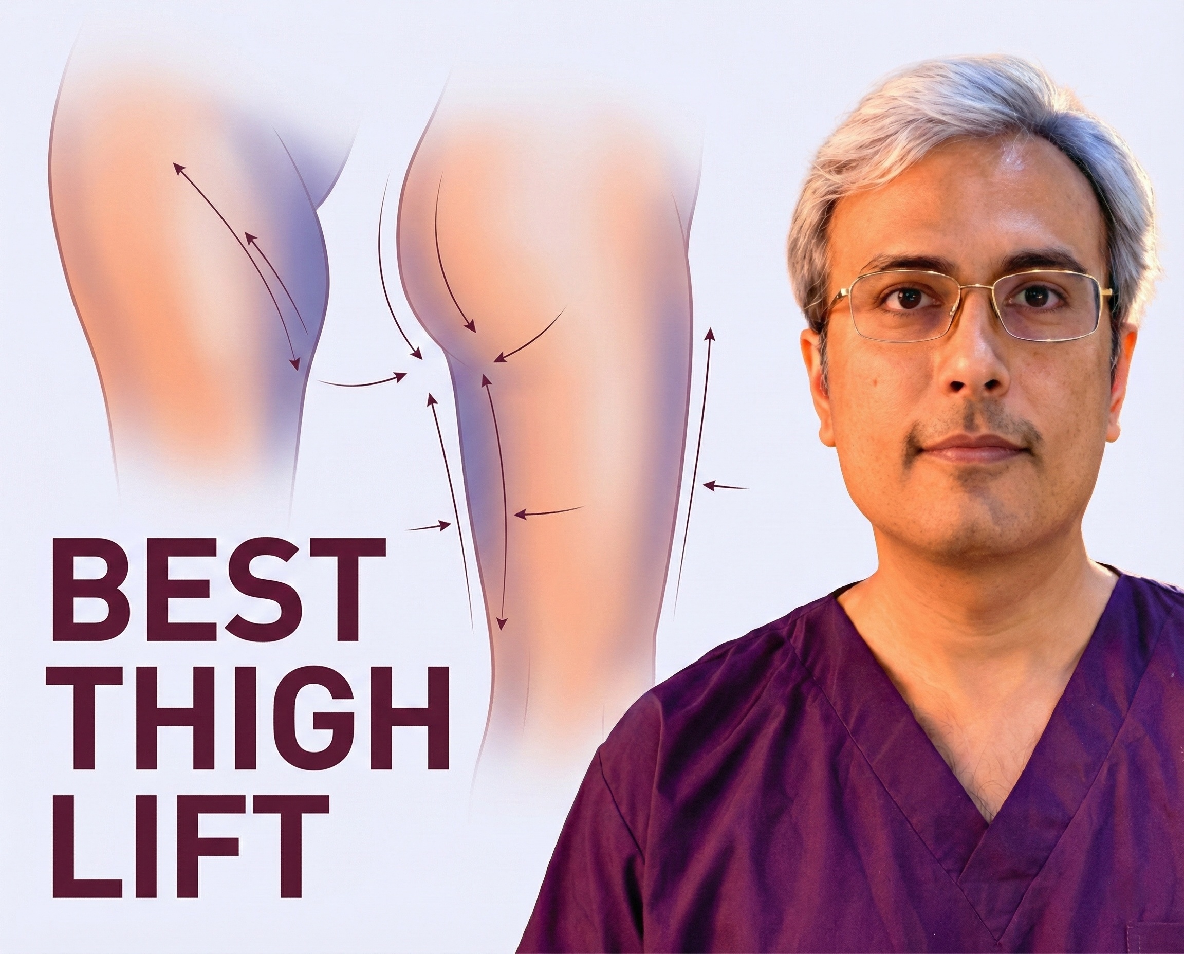 Best Thigh Lift Surgery Result by Dr. Vishal Purohit in Jaipur