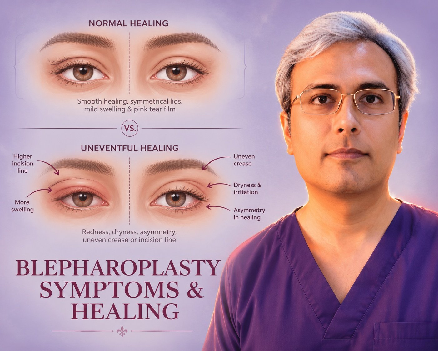 Dry Eyes & Asymmetry After Blepharoplasty: What’s Normal, What Isn’t