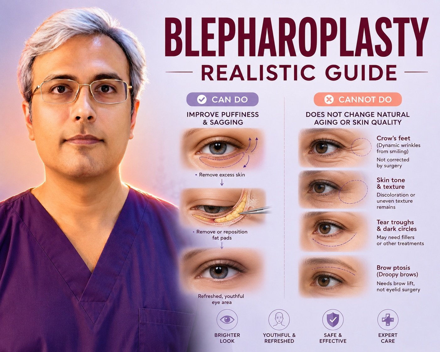 What Blepharoplasty Can and Cannot Do: A Realistic Guide