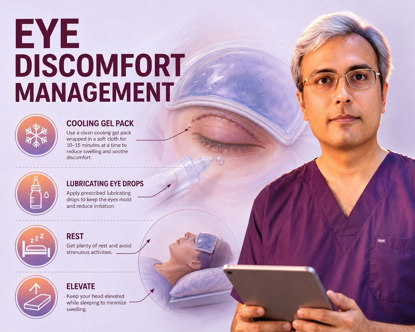 Managing Post-Operative Eye Discomfort After Blepharoplasty